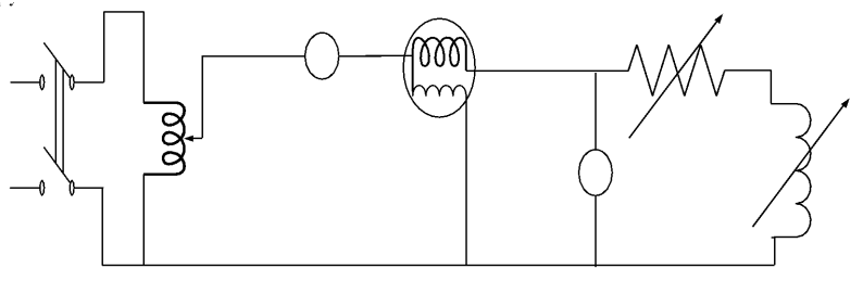 Click to enlarge Fig. 2: Voltage, current and power measurement in a resistive-inductive circuit