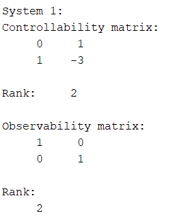 Click to enlarge Output response for System 1