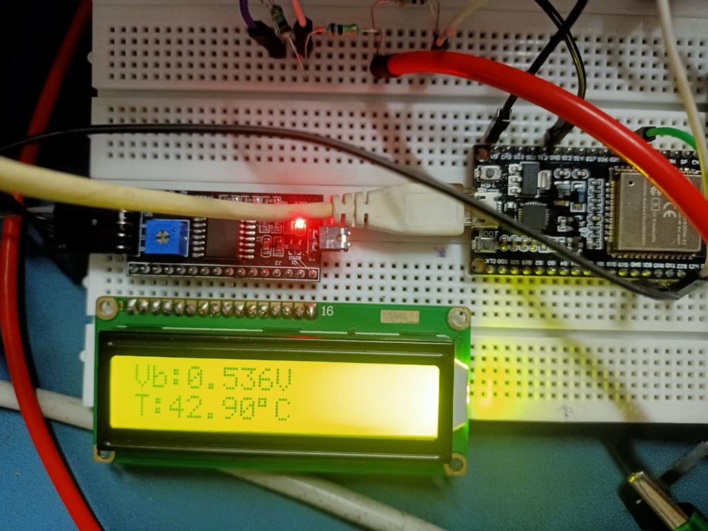 Click to enlarge LCD display reading 1